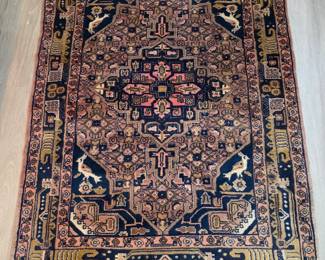 Hand Knotted Hamadan Persian Rugs 57x41