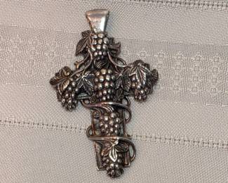 MFA Sterling Cross Pendant