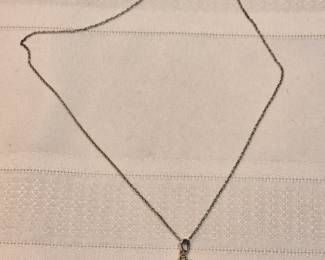 Sterling Silver With Pearl Necklace