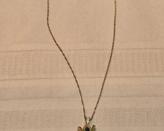 Sterling Silver Elephant Necklace