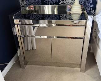 Karl Springer Night Stand - 24 inches wide x 20 inches deep  x 24 inches high - item 24