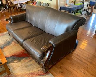 PRESALE ITEM #7 - Brown 8' Sofa - $100