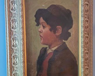 19th c portrait of a child