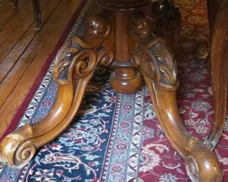ornate fanciful dining room table