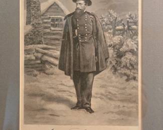 Group of several engravings of 19thc historic figures