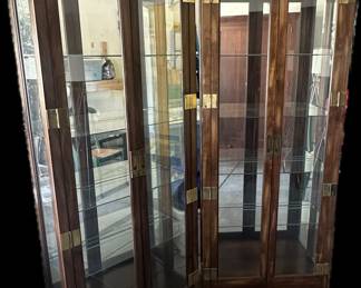2 X China cabinet 30 x 74x 11