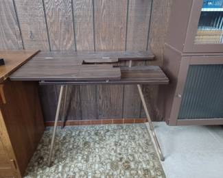 Vintage sewing machine table. 