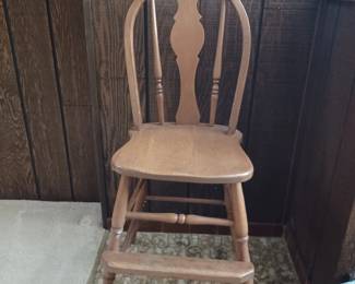 Vintage booster chair