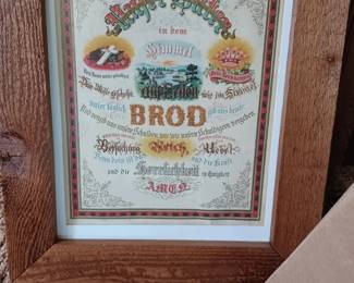 Vintage lord's prayer in German