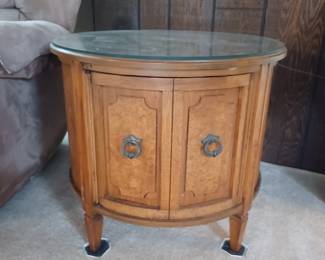 Vintage Thomasville drum table