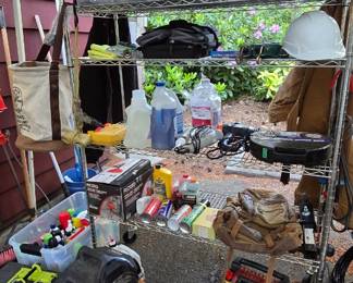 Compressor, electrical and plumbing equipment