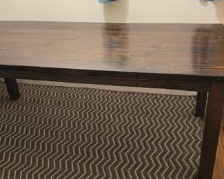 6ft table and rug