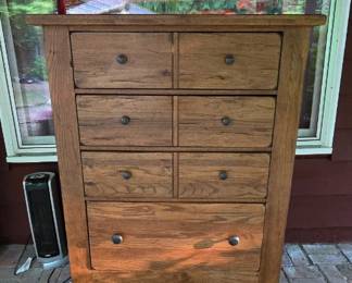 Solid wood dresser