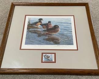 The Suitors Duck Stamp Print