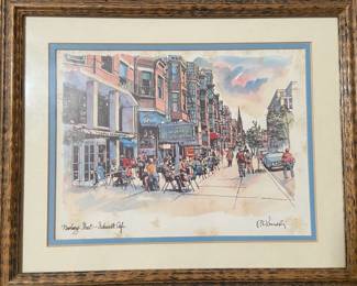 Newbury Street  Sidewalk Cafe