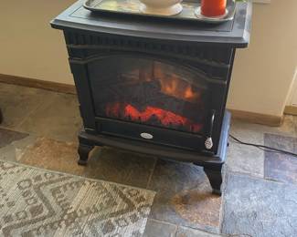 Dimplex Electric Fireplace And Coca Cola Decor