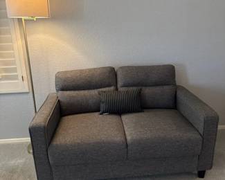 Love Seat And Floor Lamp