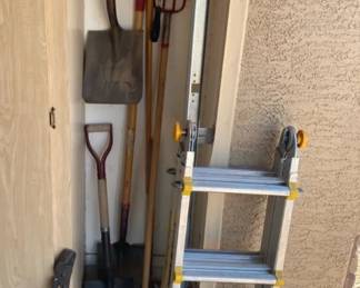 Yard Tools And Ladder