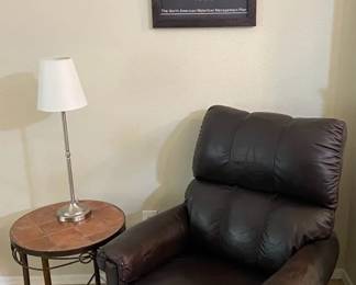 Recliner, Table, Lamp, Picture