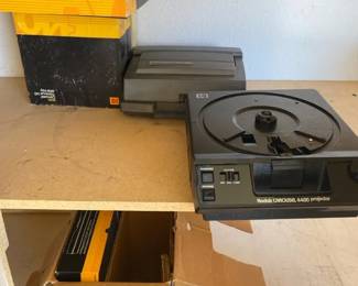 Two Slide Projectors