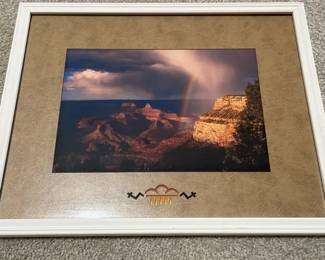 Grand Canyon Rainbow Clouds By J A Johnson