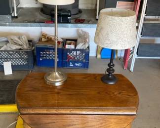 Table And Two Lamps