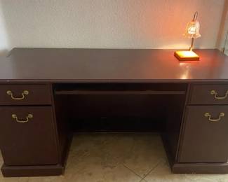 Executive Desk And Desk lamp