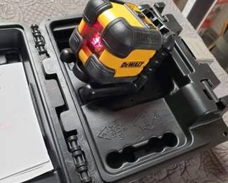 DEWALT 40 ft. Red Self-Leveling Cross Line Laser Level