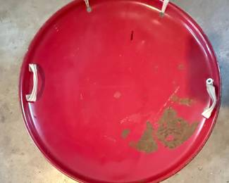 Flexible Flyer Style Metal Saucer Sled