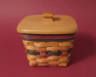 Longaberger Fathers Day Finders Keepers Basket with Lid