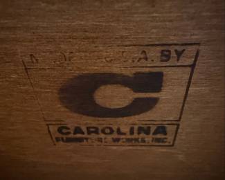 Carolina Furniture Works Cherry Finish Bedroom Set
