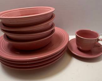 Fiesta Rose Pink Dinnerware Set