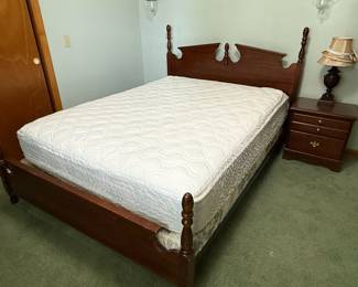 Carolina Furniture Works Cherry Finish Bedroom Set
