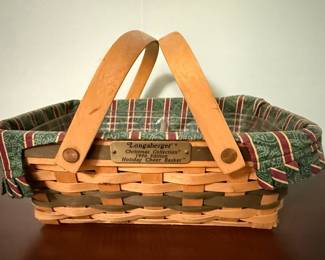 Longaberger "Holiday Cheer Basket" 1996 Edition