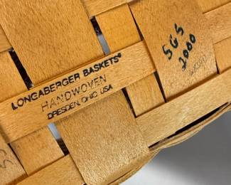 Longaberger "Mail" Basket with Liner and Letter Holder