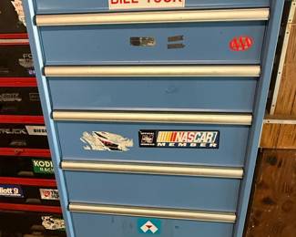 Lista Style Blue Metal Rolling Tool Chest