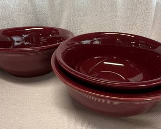 Fiesta Ware Individual Bowl - Claret