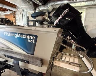Lowe Fishing Machine 165S Boat with Mercury Outboard Motor
