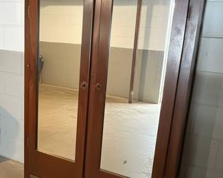 Victorian Style Mirrored Armoire