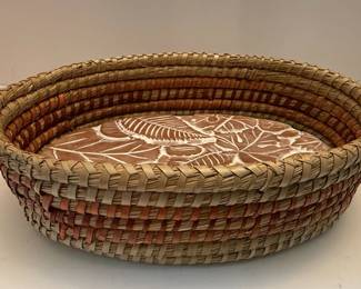 Serrv Bread Basket with Terracotta Insert