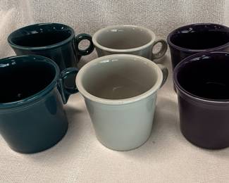 Fiesta Ware Ceramic Mugs