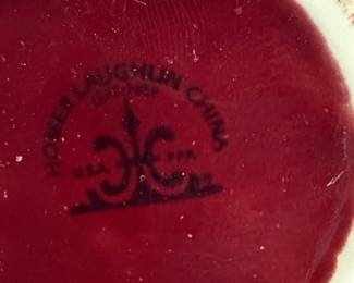 Homer Laughlin Fiesta Ware Berry Bowls and Cups in Cinnabar