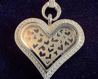 Origami Owl Heart Locket Pendant