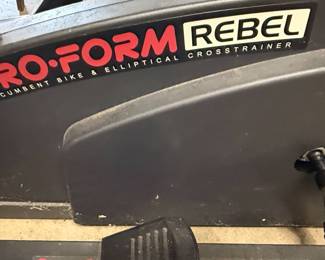 ProForm Rebel Recumbent Bike & Elliptical Crosstrainer