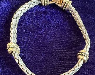 Sterling Silver Woven Bracelet Style