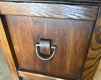 Oak Blanket Chest with Upholstered Seat