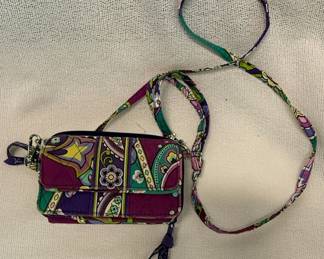Vera Bradley Heather Paisley Wristlet