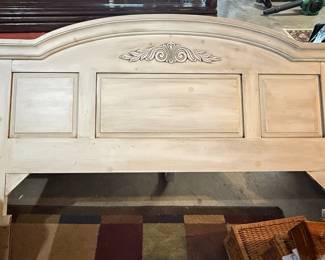 Shabby Chic Style Full Size Headboard and Footboard
