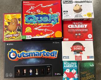 Assorted Board Games Collection