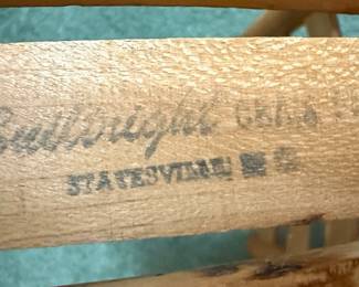Handcrafted Wooden Child's Rocker